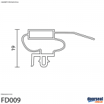 Fisher And Paykel: N405T (Push in seal) - Fridge
